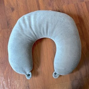 Gray travel neck pillow